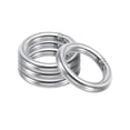 thumbnail image 1 of Unique Bargains 34mm Metal O Rings, 4 Pack 304 Stainless Steel Round Rings for Hardware Bags, 1 of 7