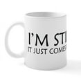 thumbnail image 2 of CafePress - Im Still Hot It Just Comes In Flashes Now Mugs - 11 oz Ceramic Mug - Novelty Coffee Tea Cup, 2 of 6