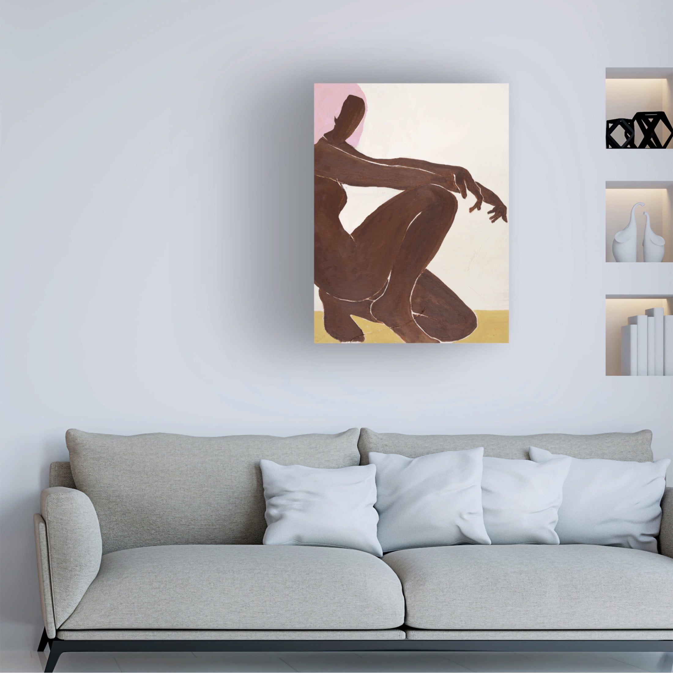 Canvas Wall Art - Design Fabrikken 'Chilly' Wall Art for Living Room, Bedroom, or Office Décor by Trademark Fine Art - 18 x 24 Inches