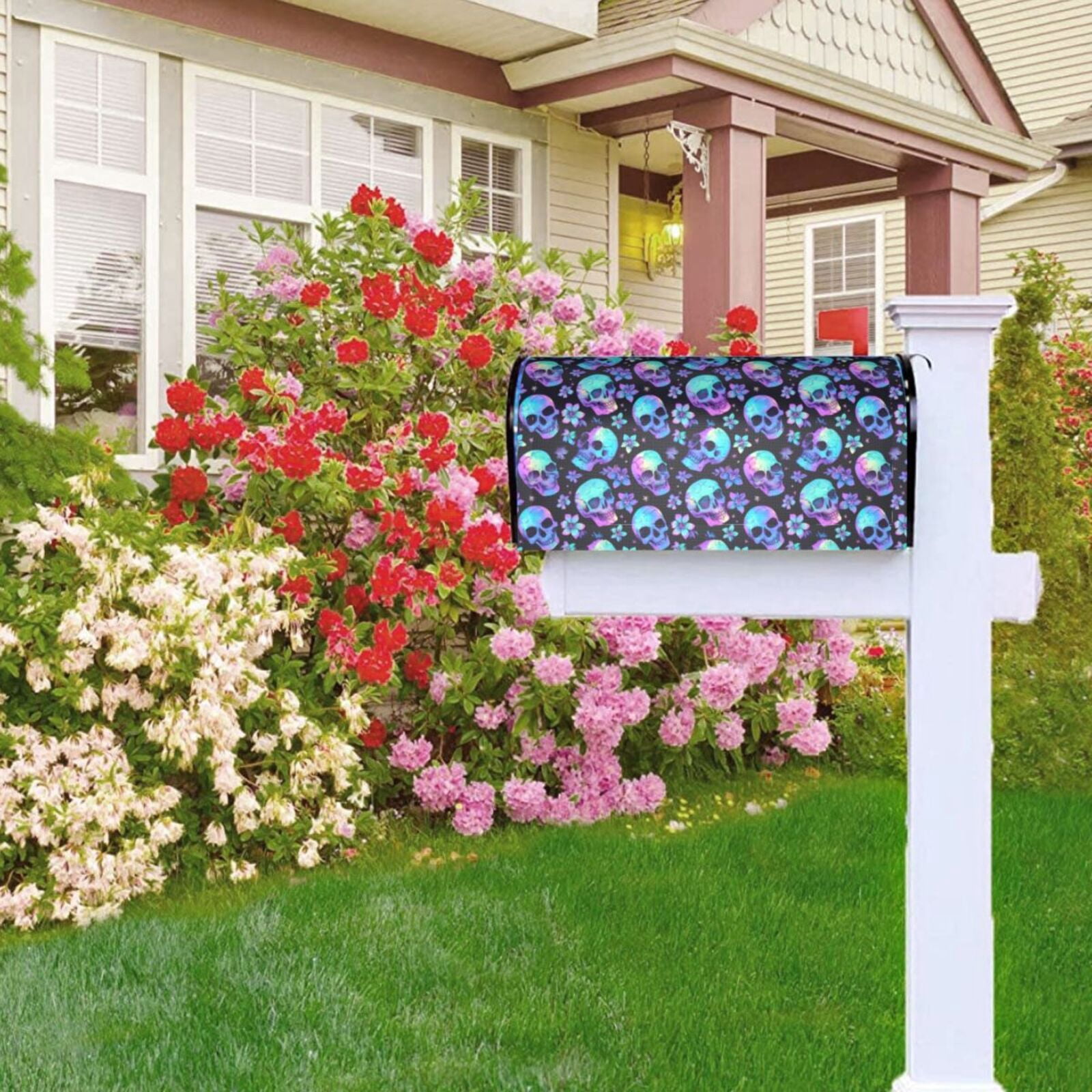Kdxio Magnetic Mailbox Cover 25.5x21 in Mailbox Cover Outdoor Decoration Holiday Mailbox Covers for Home Garden Yard-25.5x21 in