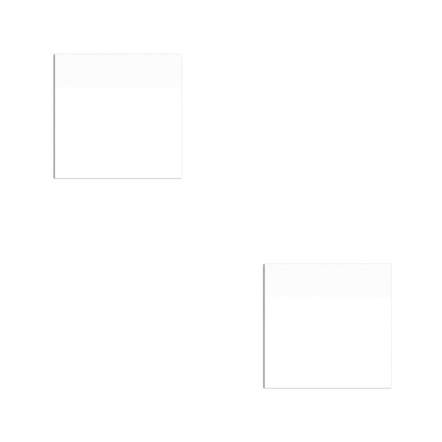 Methold Bloc de notas adhesivas de 50 hojas, impermeable, transparente, autoadhesivo, sin rastro, para escuela, oficina, biblioteca, pizarra, Bloc de Type1 NO1