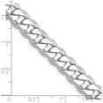 thumbnail image 2 of 14K White Gold Wg 8.5mm Flat Beveled Curb Chain (26 X 8.5) Made In South Africa wfbu220-26, 2 of 5