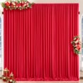 thumbnail image 4 of Cortinas de fondo Wish Care, color rojo, 12 x 305 cm, sin arrugas, paquete de 10, 4 of 7