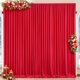 thumbnail image 4 of Cortinas de fondo Wish Care, color rojo, 12 x 305 cm, sin arrugas, paquete de 10, 4 of 7