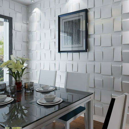 Art3d Architectural 3d Wall Panels Textured Design Art Pack Of 12 Tiles 32 Sq Ft Pvc