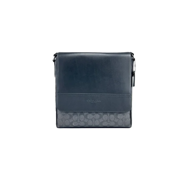 Coach Houston Map Leather Bag Crossbody