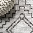 thumbnail image 4 of JONATHAN Y SANTA MONICA 2 x 8 Runner Rug, Marokko Diamond Tribal Medallion - Ivory/Black, SMB127E-28, 4 of 10