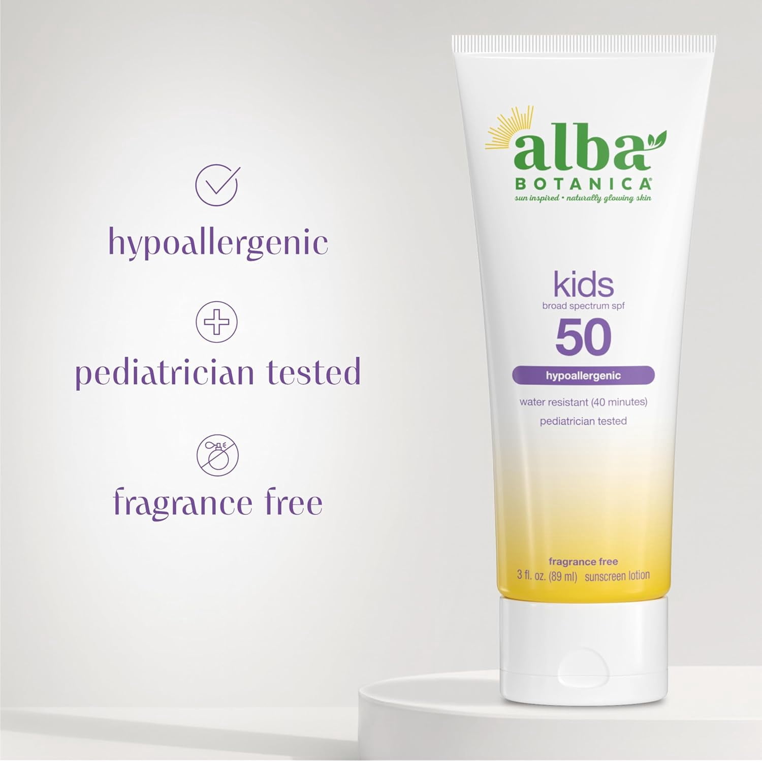 (Pack Of 4) Alba Botanica Sunscreen Tropical Spf50 3 Oz