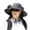 Dark Gray, variant on Solar Fan Hat, Wide Brim Sun Hat with Dual Solar Powered Fans,Removable USB Charging Fan, Fishing Hat, Beach Hat