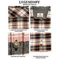 thumbnail image 4 of Legendary Whitetails Women's Cottage Escape Flannel Long Sleeve Plaid and Solid Color Clothes for Women, Fitted Button Down, 4 of 6