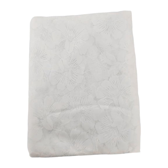 Fzaqwen Round White Lace Tablecloth Coffee Table Cover Boho Dustproof Fabric Table Cover