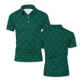 thumbnail image 5 of LIaqionyy Golf Shirts for Men Business Sports Short Sleeve Shirt Mens Lightweight Collared Printed Work Tops, 5 of 6