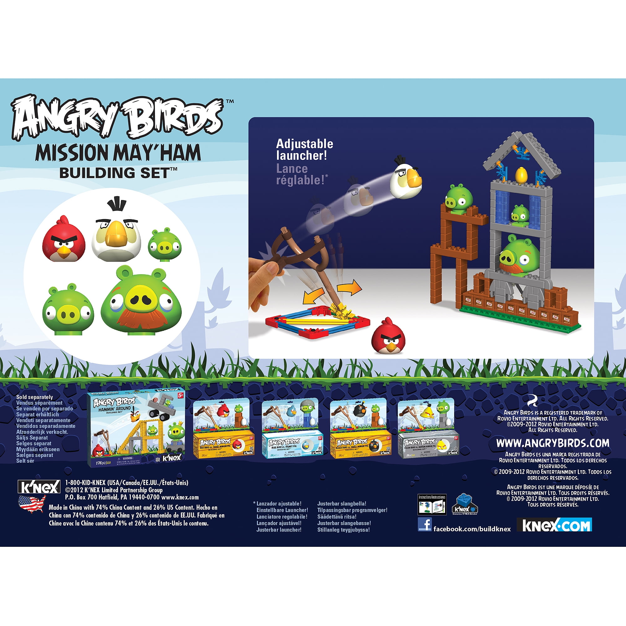 angry birds knex
