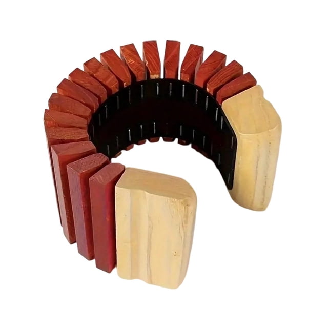 Sonajero de madera con dientes, instrumento de percusión, juguete de aprendizaje interactivo para e hijos, regalo de cumpleaños