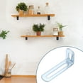 thumbnail image 5 of Uxcell 8 Pcs Adjustable Right Angle Brackets, Slotted L-Shape Corner Bracket 2.6"x1.2"x0.7", 90 Degree Steel l Bracket Support for Shelves, Wood Furniture Construction, Silver, 5 of 6