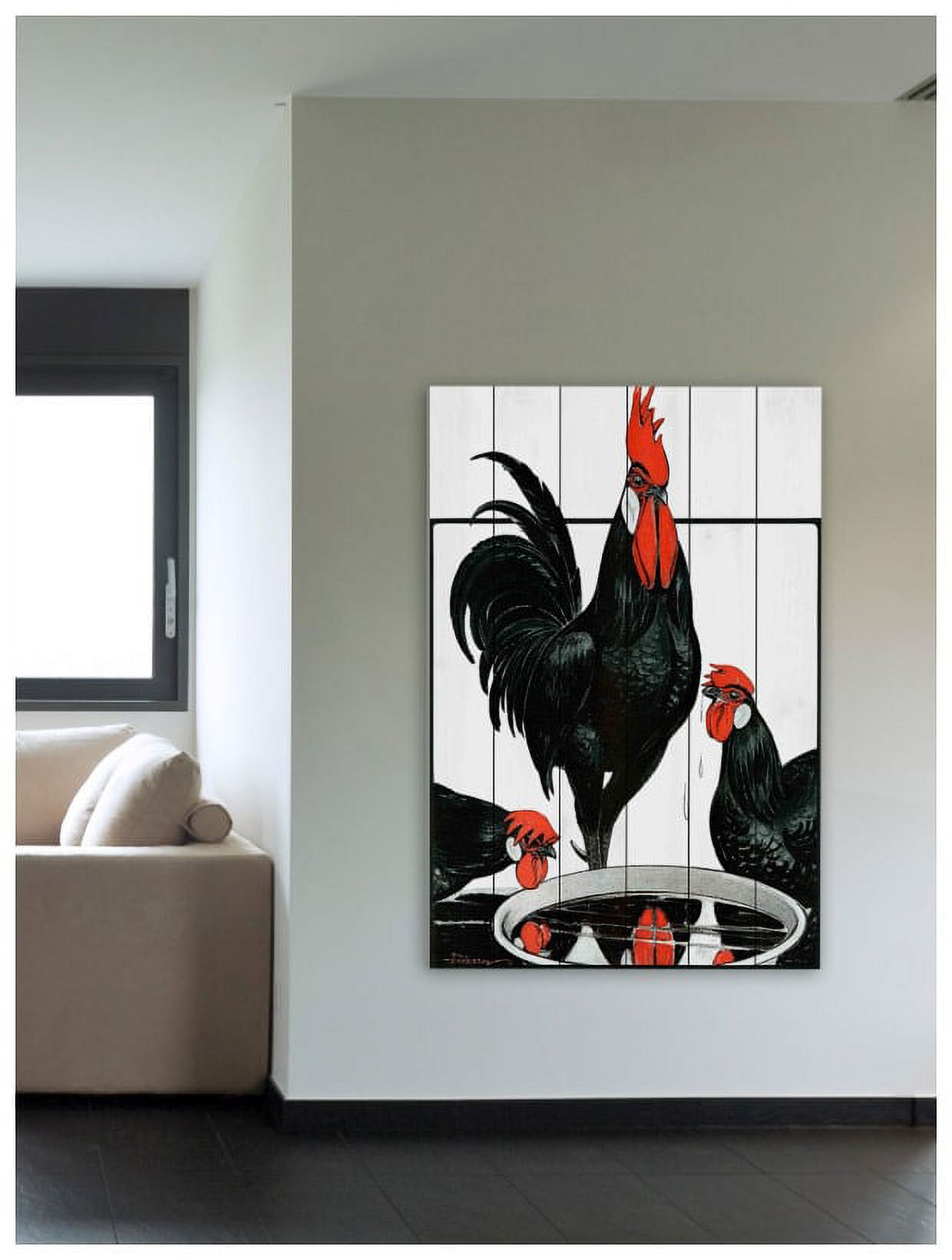 Marmont Hill "Journal Poultry 2" Painting Print on White Wood