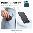 thumbnail image 4 of 20000 mAh Portable Charger Power Bank Dual USB Battery Pack for iPhone, iPad, Galaxy, Android, Pixel and Tablet (Black), 4 of 10