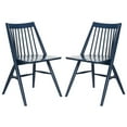thumbnail image 3 of SAFAVIEH Wren 19" High Spindled Dining Chair, Navy, Set of 2, 3 of 10