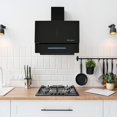 thumbnail image 4 of Combo Campana Extractor Plegable Parrilla Cristal 5 Quem Color Negro, 4 of 12
