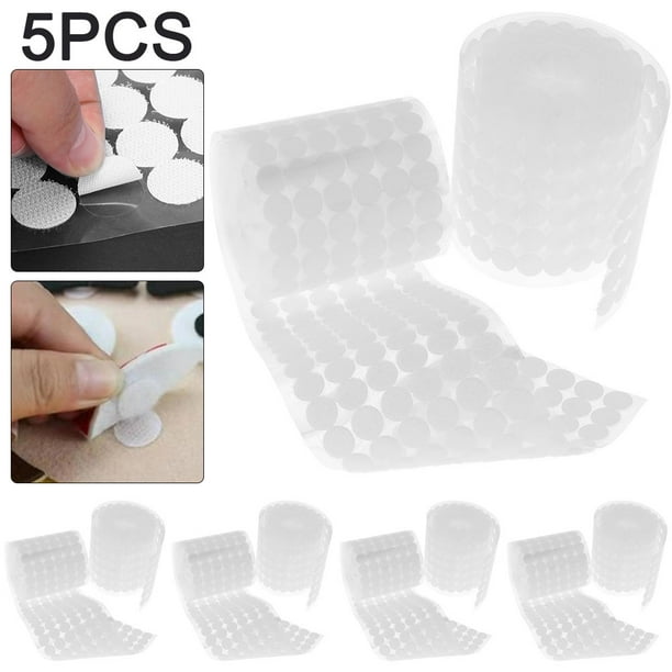 504 Pares De Adhesivos Redondos De Doble Cara De 15 Mm – Puntos De Gancho Y Bucle Autoadhesivos Para Manualidades Y Fijaciones Sin Marcas