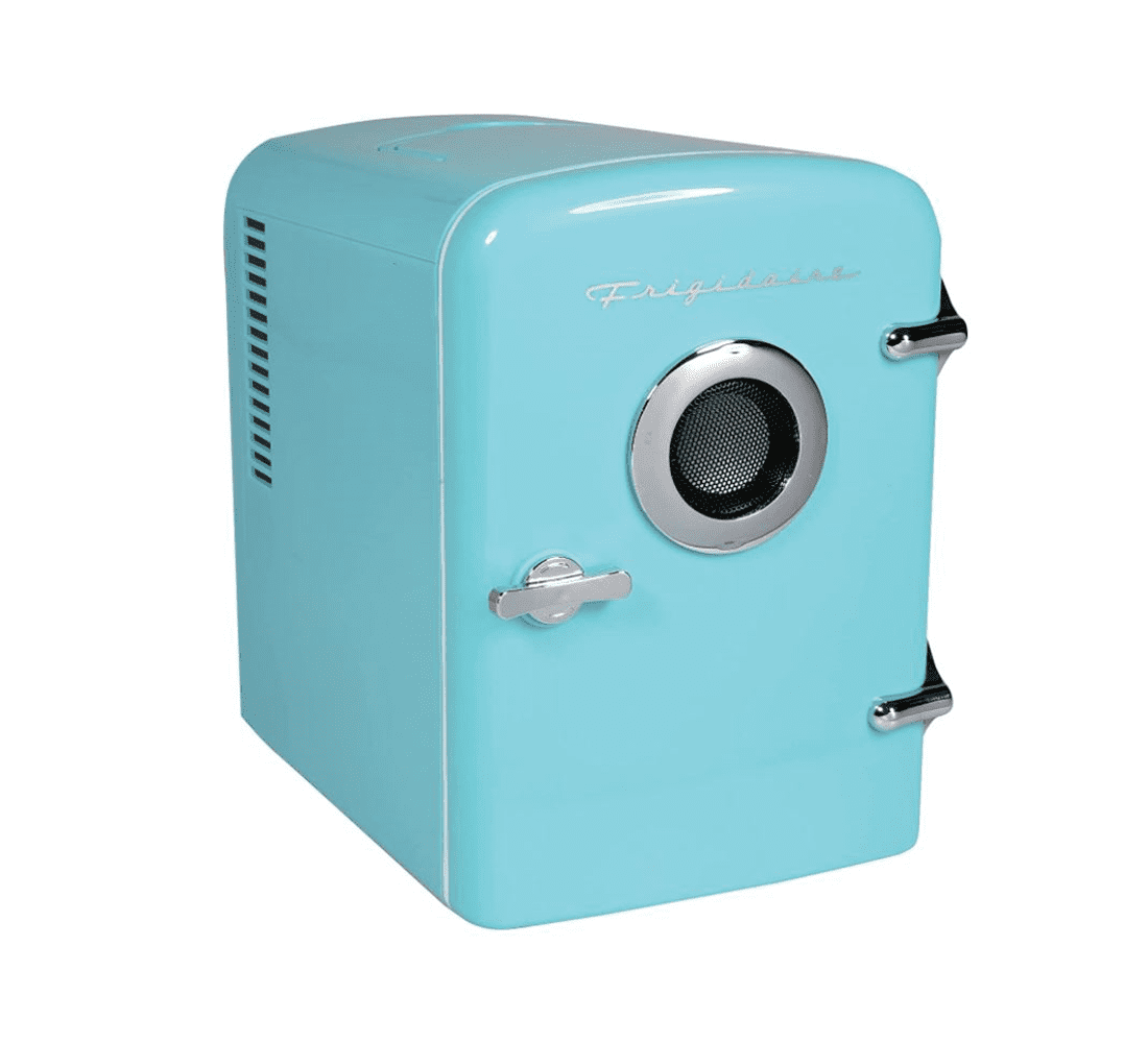 Polar Bear Mini Fridge Cooler, 6.5in. 4-Liter Retro Window Standard Door  Compact Mini Refrigerator, New