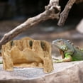 thumbnail image 4 of BESTYASH Plataforma De Escalada Para Reptiles Con Cueva De Resina Color Café Para Mascotas, 4 of 6
