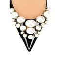 thumbnail image 3 of FSJ Women Classic Pointed Toe Dress Pumps with Pearl Studded Sexy Stiletto Slip On High Heels Formal Shoes Size 10 Black, 3 of 4