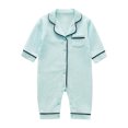 thumbnail image 4 of 3 Pack Bodysuit Baby Long Sleeve Bodysuits Cotton Base Onesie Pajamas Baby Boy's Clothing 0-3 Months, 4 of 9