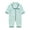 Light Blue, variant on Infant Baby Girl Boy Pajamas Romper Button Up Pajamas Footie Pjs Jumpsuit Onesie Clothes Grey 12-18 Months