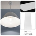 thumbnail image 2 of Pawsdot Easy Install Acrylic Lamp Diffuser White Pendant Lighting Accessory, 2 of 8