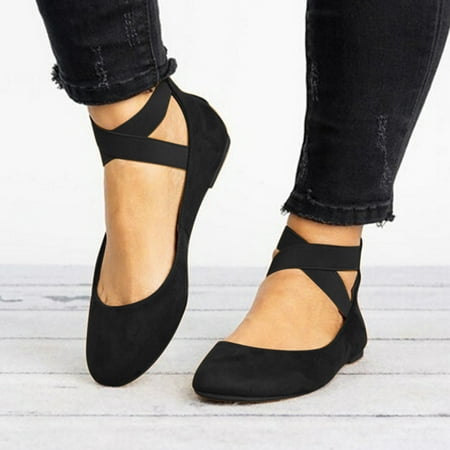 

Cathalem Cork Slide Sandals for Women Fashion Causal Singles Shoes Elastic Flat Shoes Ladies For Fit Flops Size 9 Women Sandals Black 9