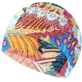 thumbnail image 1 of Jinswick Ultra-Lightweight Nylon Swim Cap Quick-Dry Colorful Pleated Swim Cap Hot Spring Bath Cap Waterproof Ultra-Soft Protective Swim Cap Suitable for Long and Short Hair, 1 of 5