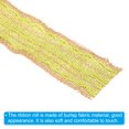 thumbnail image 4 of Uxcell 2.4" Wide 2.2 Yards Burlap Ribbon Lace Roll Wrapping Fabric Crafts Roll Grass Green 2 Pack, 4 of 6