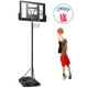 Costway Système de Panier de Basket-Ball Portable Réglable en Hauteur Roues Arrière Incassable 2 Filets – image 1 sur 8
