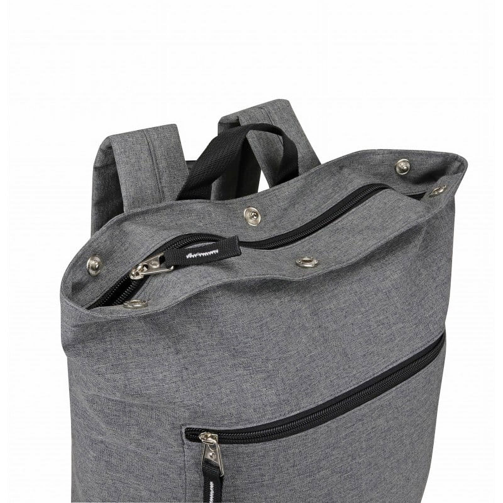 Casual Laptop Backpack Heather College High School Student Fashion Bookbag Wide Mouth Computer Book Bag Quality Travel Daypack Light Grey