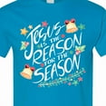 thumbnail image 4 of Inktastic Jesus is the Reason for the Season Christmas Bells and Stars T-Shirt, 4 of 5