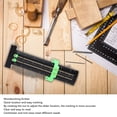 thumbnail image 3 of Adjustable Limit Block Woodworking Scriber, Aluminum Alloy Marking Line Ruler with Double Pointer Location, T Square Ruler,  Line Drawing Aid, Easy to Read, for Carpentry, 3 of 7