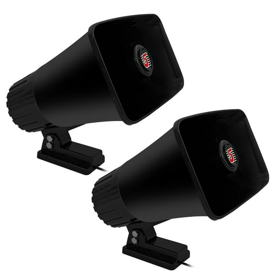 PA Horn Speaker 2 Pcs 8 Inch 65W Loud Audio Outdoor Speaker System 8 Ohm Reflex Megaphone