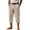 Earthy Yellow_0415N&21, variant on Striped Linen Pants Elastic Waist Wide Leg Capri Pants Men Lightweight Big and Tall Summer Beach Vacation Men’s Lounge Pants with Pockets Green XXXL