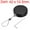 Black, variant on Uxcell Round Retractable Cable Lock,Remote Control Anti-Lost Rope 600g Black