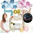 thumbnail image 3 of YANSION Gender Reveal Party Supplies Baby Gender Reveal Decorations Kit with 36'' Gender Reveal Balloon, Pink and Blue Balloons, Boy or Girl Gender Reveal Baby Shower Party, 3 of 7