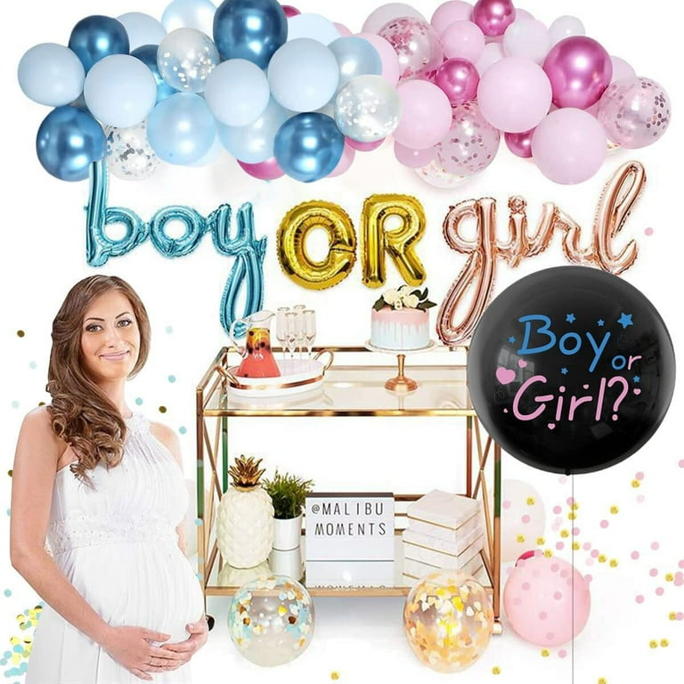 YANSION Gender Reveal Party Decorations Kit: 36'' Reveal Balloon