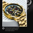 thumbnail image 4 of Reloj de calendario de moda para hombres popular Reloj de estudiante de estilo coreano para hombres Reloj de cuarzo de acero inoxidable para hombres, 4 of 4