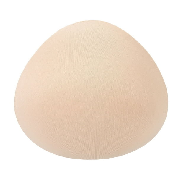 Prótesis de mama triangular de algodón suave, ligera y transpirable para mastectomía.