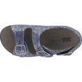 thumbnail image 4 of Women's SAS Relaxed Adjustable Strap Slingback Sandal Silver Blue Leather 8 M, 4 of 5