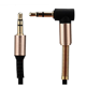 thumbnail image 2 of 2piezas 3.5Mm Jack Codo Macho A Macho Auriculares EstéReo Cable de ExtensióN de Audio Auxiliar para AutomóVil (Negro), 2 of 4