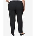 thumbnail image 5 of Alfred Dunner Womens Plus-Size Slim Fit Pinstripe Short Length Pant, 5 of 6