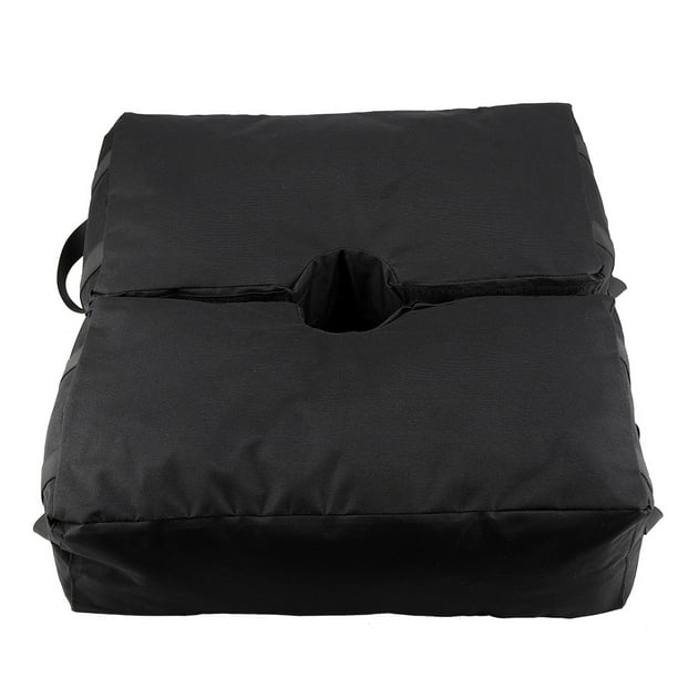 Base De Sombrilla Cuadrada Jadeshay Bolsa De Peso De Arena Color Negro