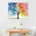 thumbnail image 2 of Nawypu  - Colorful Seasons Tree of Life Canvas Print Paintings Wall Art Modern Landscape Abstract Tree Artwork for Living Room Bedroom Home Room Decoration Framed Ready to Hang, 2 of 4