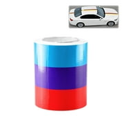 6"x59" M Racing Stripe Car Sticker Decal For BMW Exterior Hood Roof Bumpers M